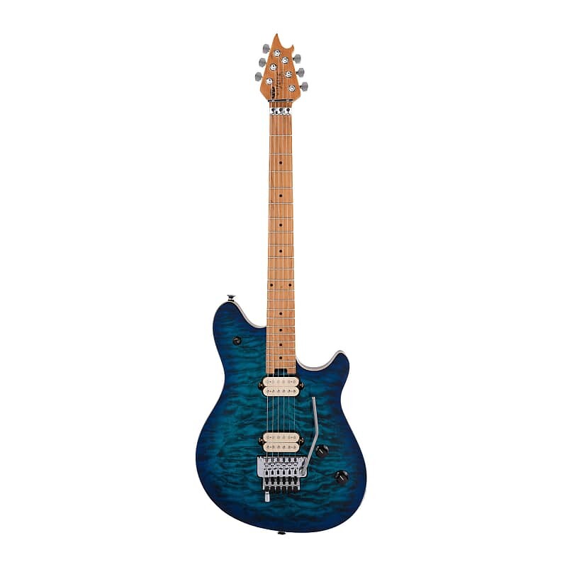 

Электрогитара EVH Wolfgang Special QM 6-String Electric Guitar with Basswood Body, 22-Jumbo Frets, Baked Maple Fingerboard and Chrome Hardware Finish