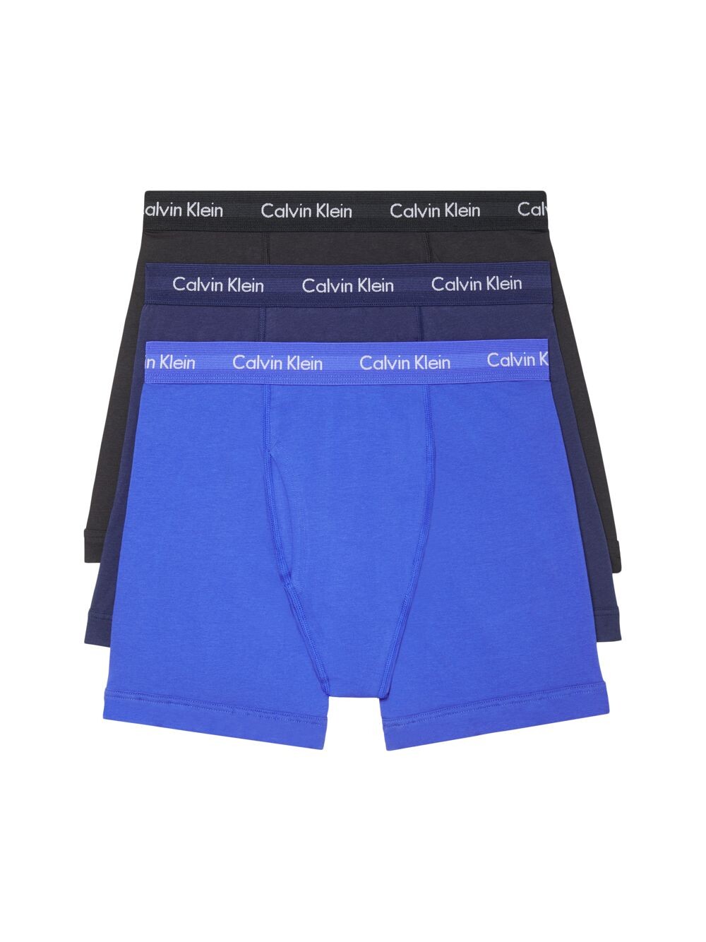 

Комплект из 3 хлопковых трусов-боксеров стрейч Calvin Klein, черный