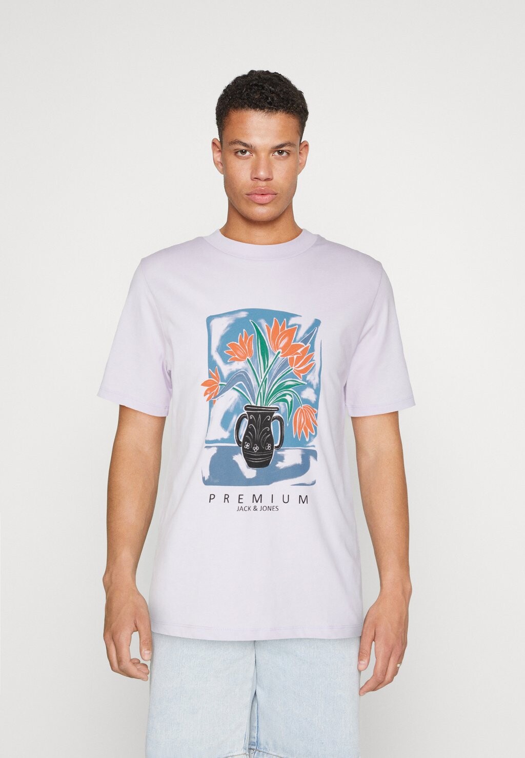 

Футболка с принтом Jack & Jones, Серый