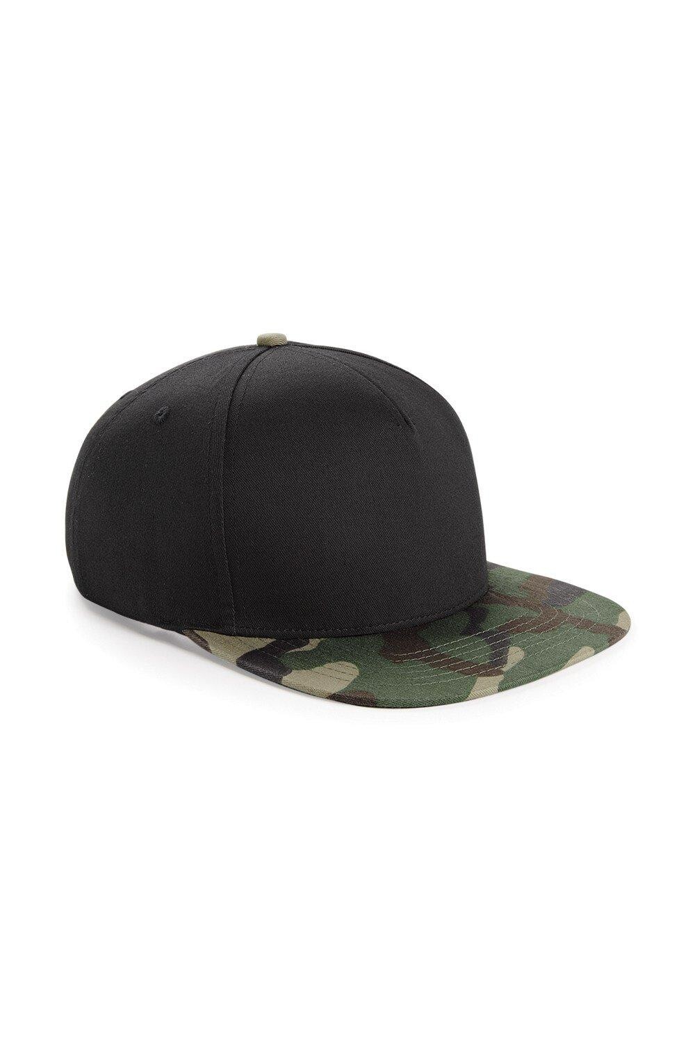 

Кепка Snapback с камуфляжным принтом в стиле ретро (2 шт.) Beechfield, черный