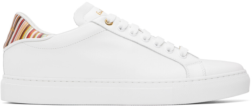 

Белые кожаные кроссовки Beck Paul Smith