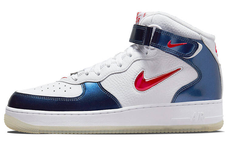 

Кроссовки средней высоты Nike Air Force 1 QS Independent Day, белый / синий