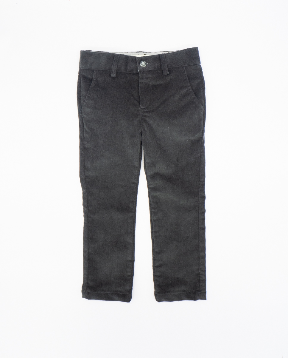 Хлопковые штаны для мальчика темно-серого цвета Fina Ejerique, темно-серый