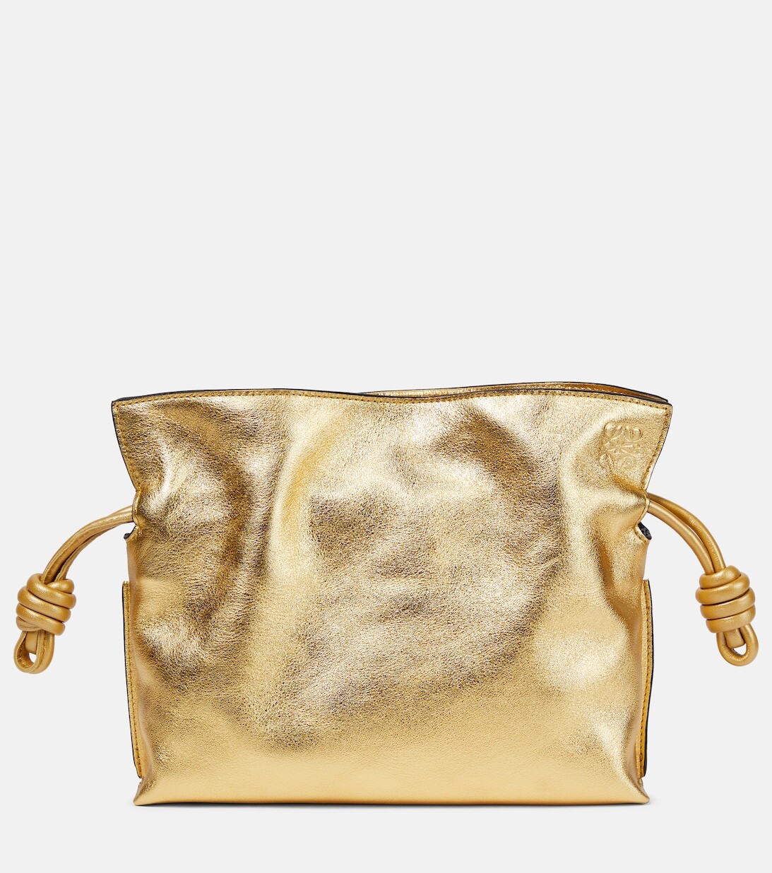 

Сумка через плечо из кожи фламенко Loewe, золотой