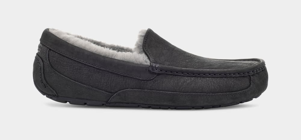 

Домашние тапочки Ascot Matte Leather UGG, черный
