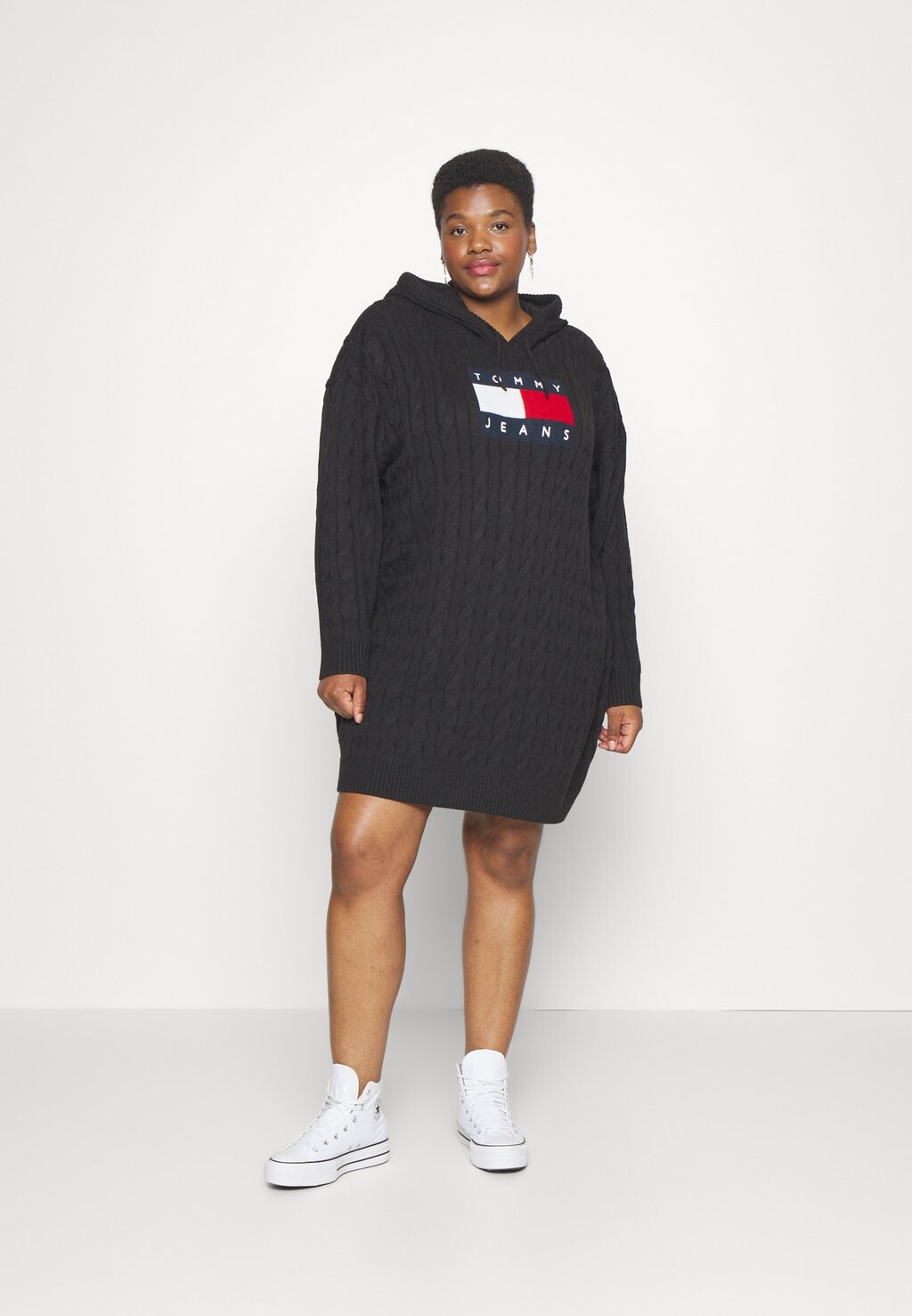 

Вязаное платье Tommy Jeans by Tommy Hilfiger, черный