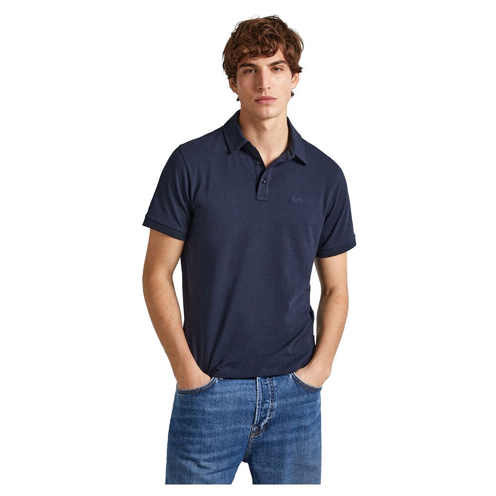 

Поло с коротким рукавом Pepe Jeans Harper, синий