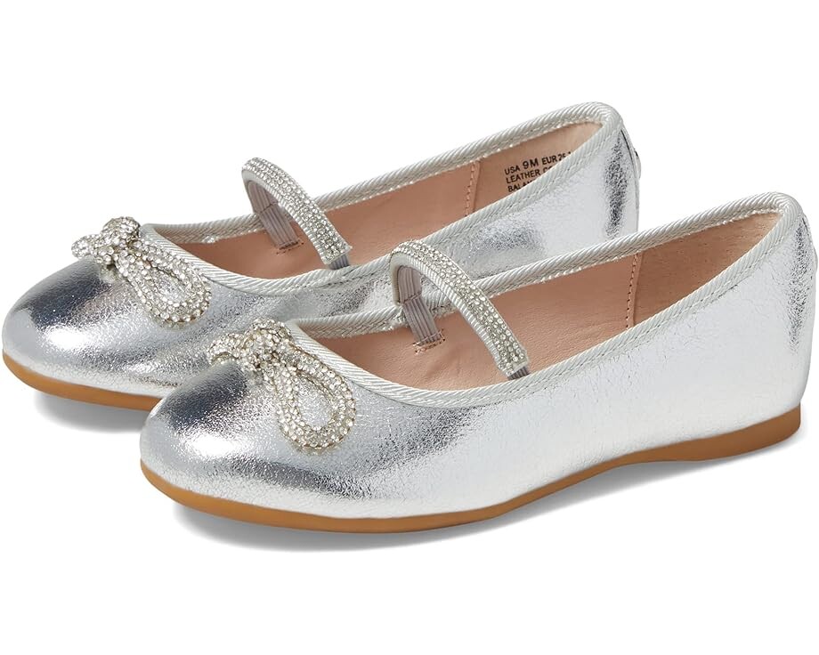 

Балетки Nina Kendalla, цвет Silver Crackled Metallic
