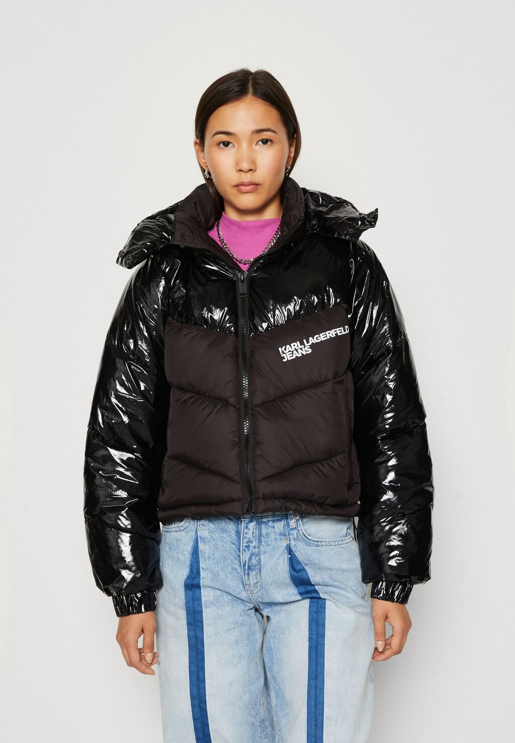

Зимняя куртка Karl Lagerfeld Jeans ПУФФЕР КУРТКА, цвет black/shiny black