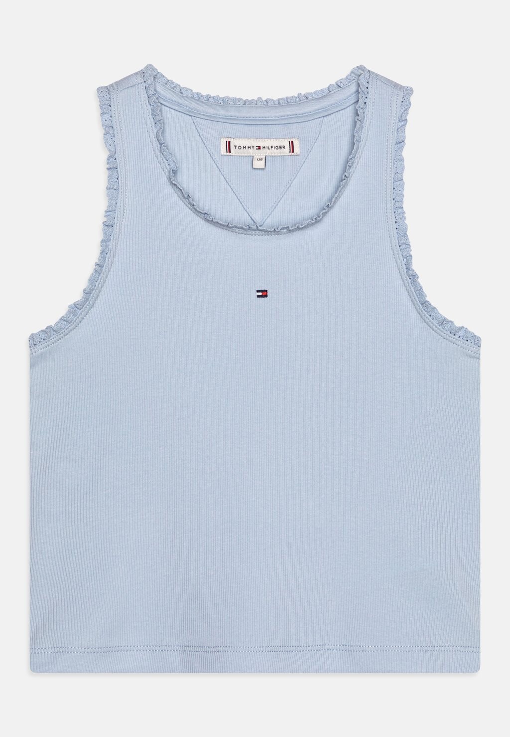 

Топ Essential Lace Tank Tommy Hilfiger, цвет breezy blue