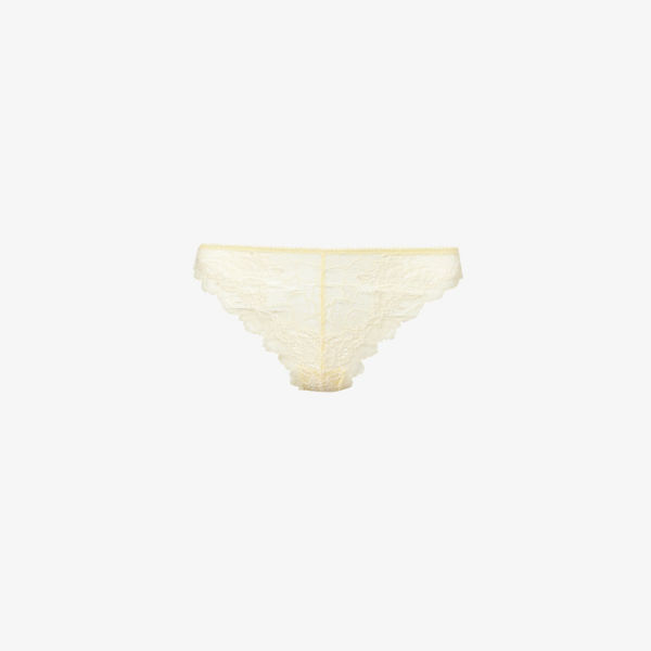 Трусики танга из эластичного кружева lace perfection Wacoal, цвет lemon sorbet фото