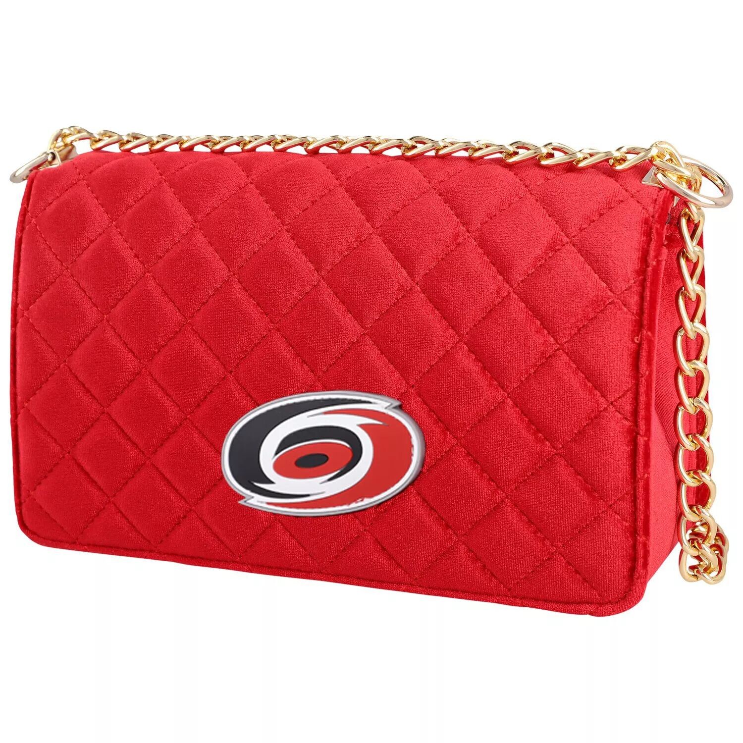 

Женская бархатная сумка цвета Cuce Carolina Hurricanes Team Color