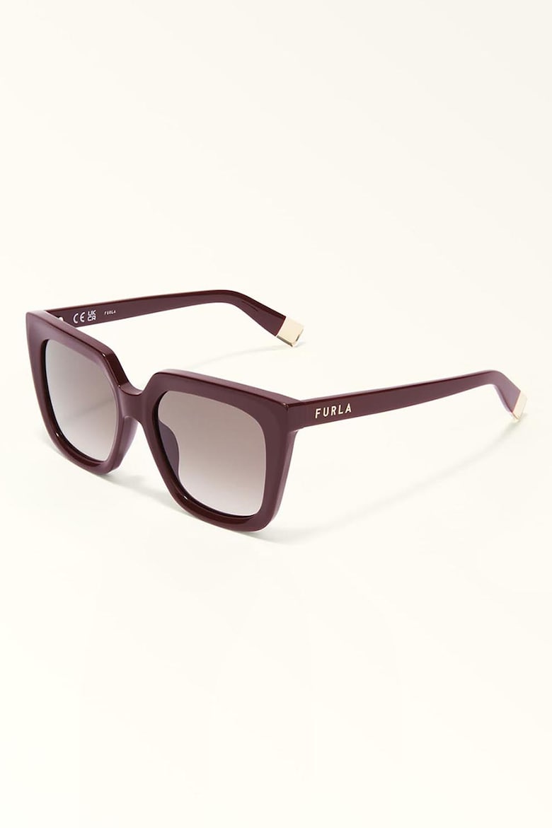 Квадратные солнцезащитные очки Furla, бургундия цена и фото