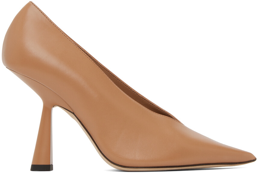

Бежевые туфли на каблуках Maryanne 100 Jimmy Choo, Бежевый