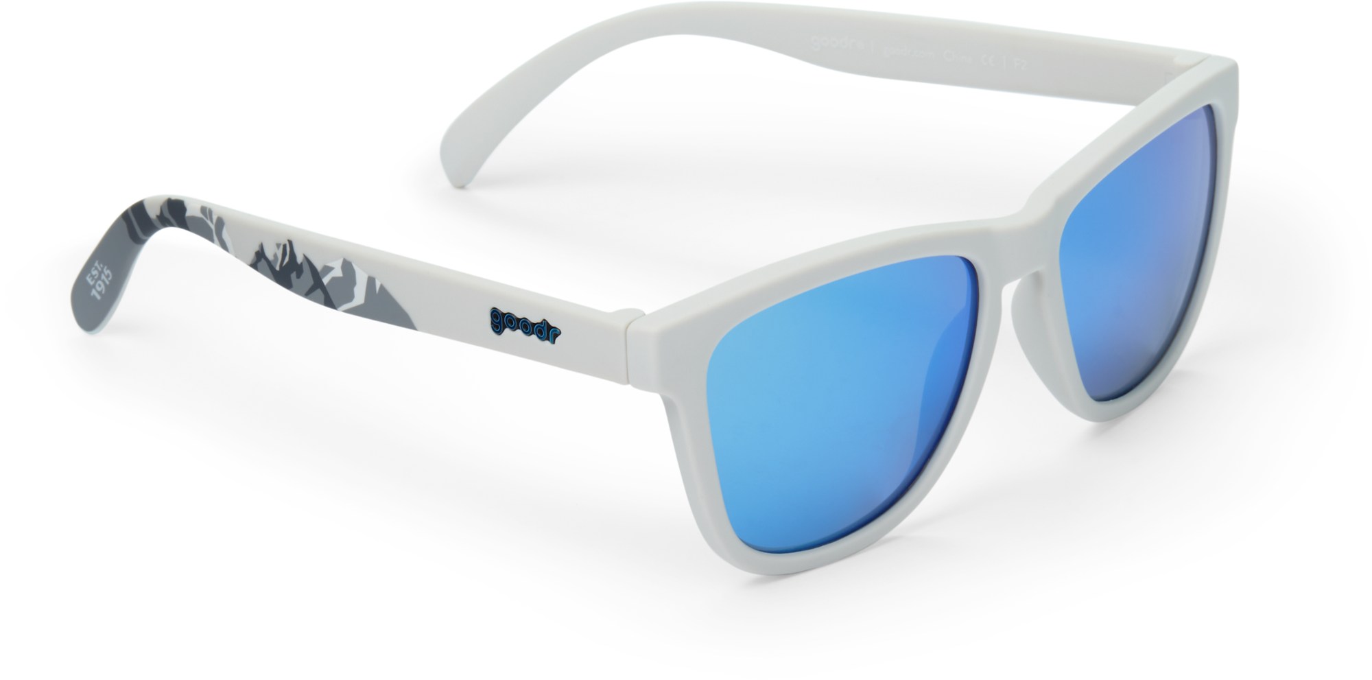 цена Поляризационные солнцезащитные очки в национальном парке Роки-Маунтин goodr, серый