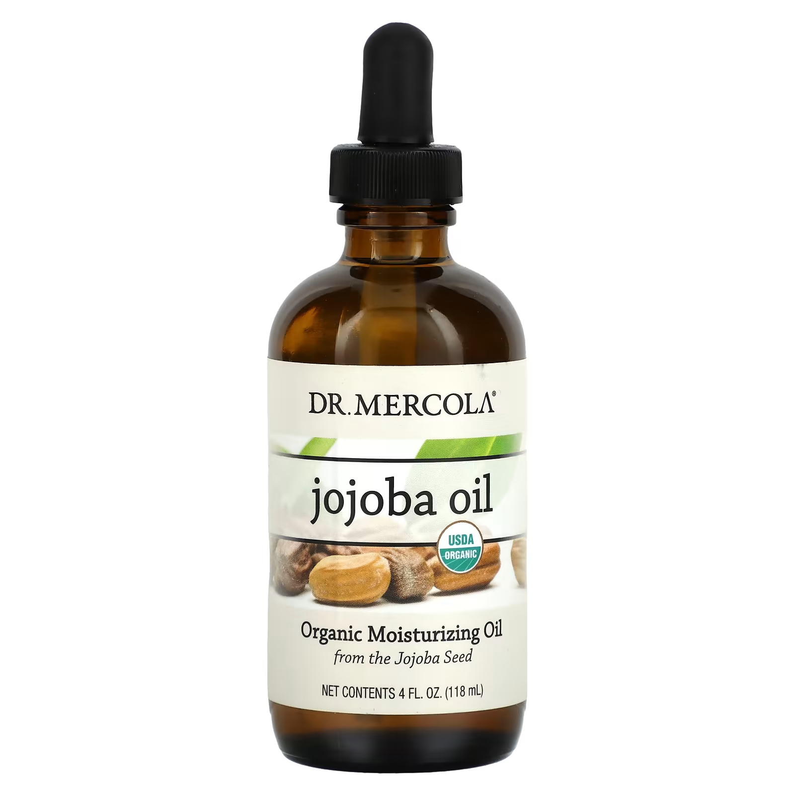 Масло Dr. Mercola Organic Jojoba, 118 мл dr mercola масло для загара 8 ж унц 236 мл