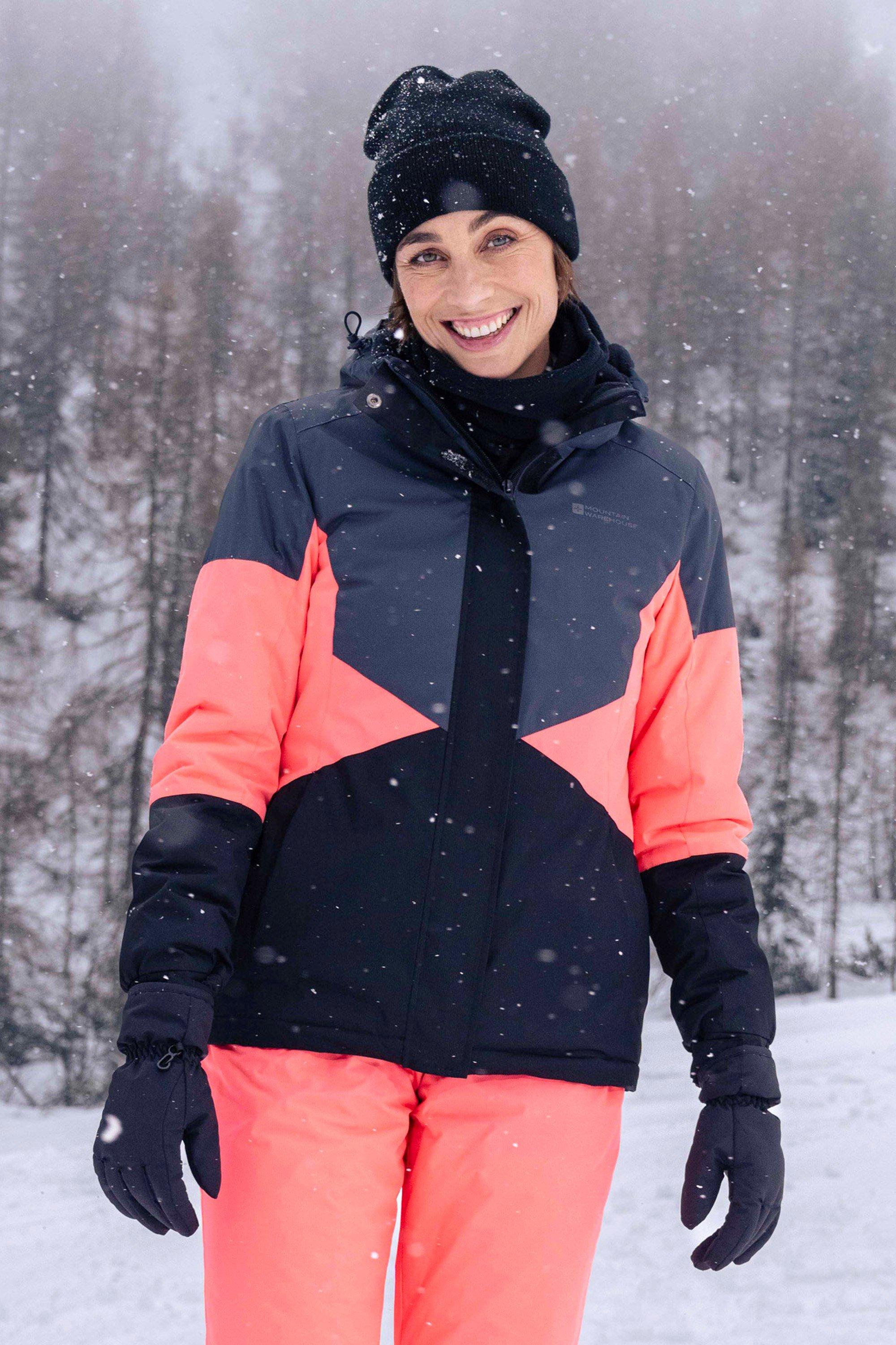 Лыжная куртка Moon Лыжная куртка с капюшоном и защитой от снега Mountain Warehouse, розовый смывка лыжная zet 800 мл для удаления лыжной смазки сцепления