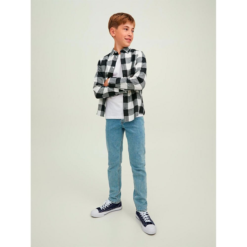

Рубашка с длинным рукавом Jack & Jones Gingham Twill, белый