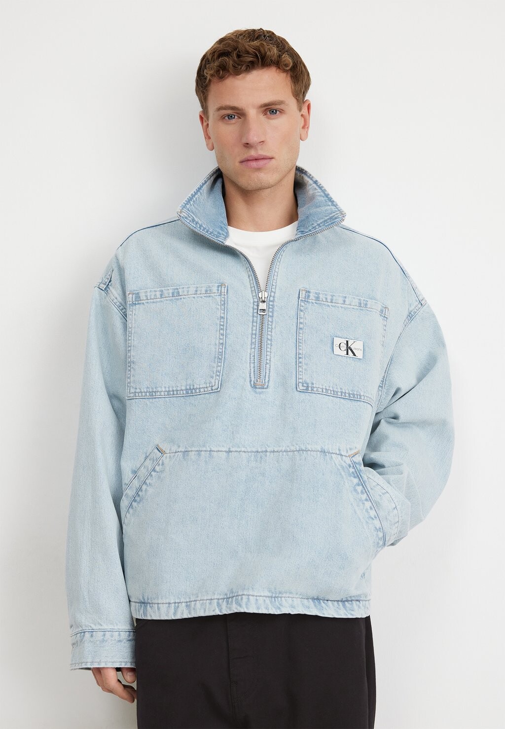 

Джинсовая куртка Pop Over Calvin Klein Jeans, цвет denim light