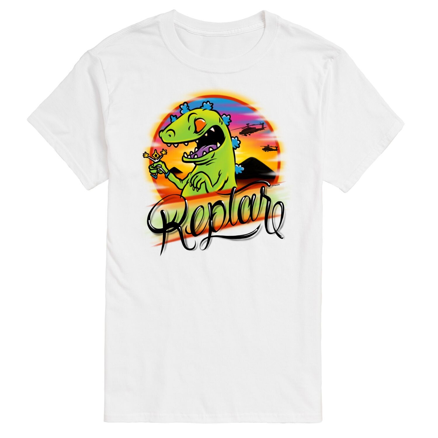 

Футболка Big & Tall Rugrats с тропическим рисунком Reptar Nickelodeon