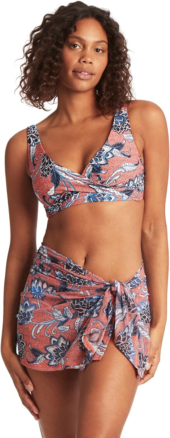 

Накидка Pilgrim Short Mesh Wrap SEA LEVEL SWIM, цвет Tangerine