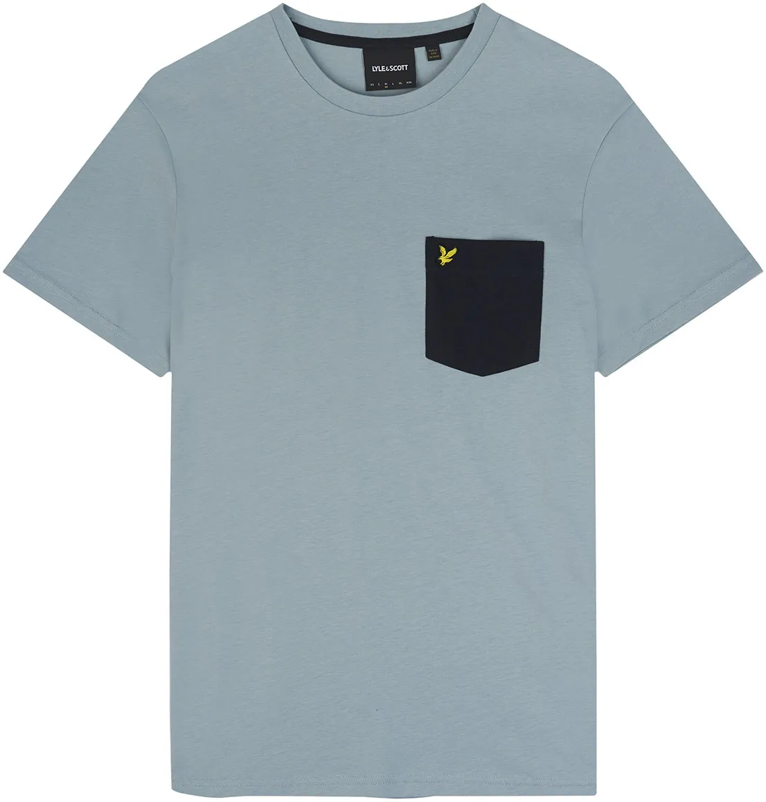 

Футболка Lyle & Scott "LS T-Shirt NOS" с вышитым логотипом на груди, синий