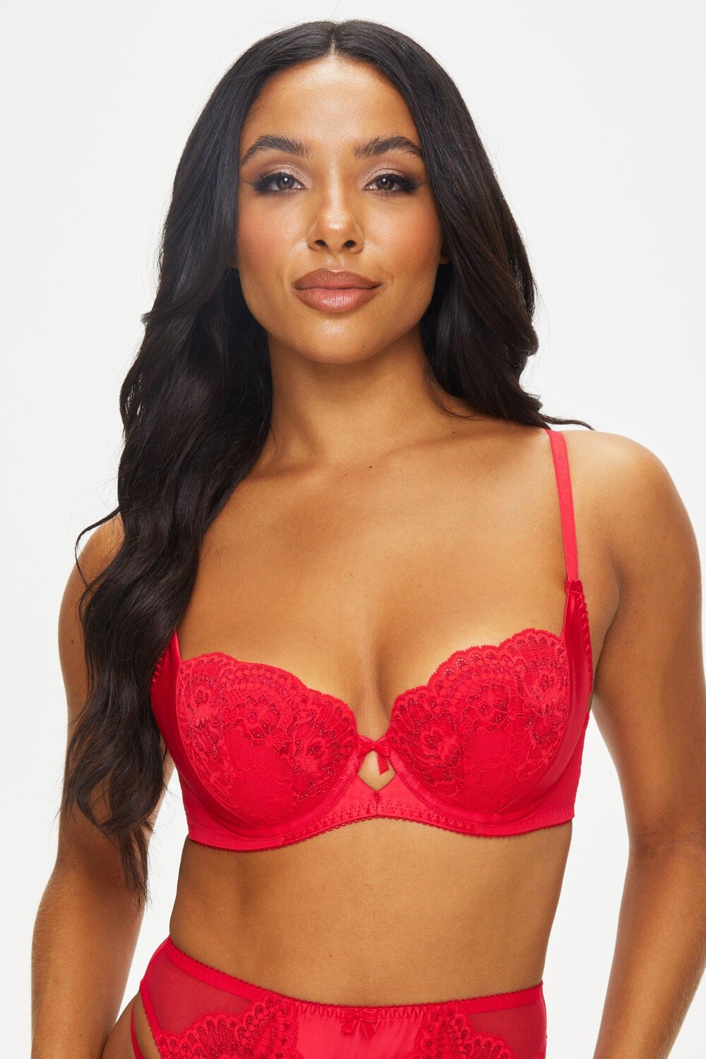 Бюстгальтер-балкон с мягкими чашечками Honored Ann Summers, красный 2021 summer lace padded camisole women tops bras seamless bra padded solid tank top bottoming bra wrapped tube top underwear