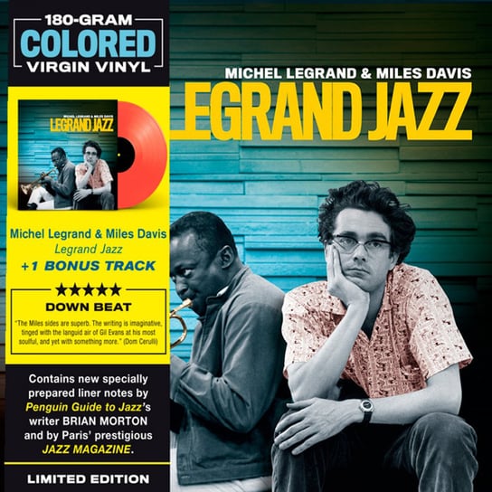 Виниловая пластинка Legrand Michel - Legrand Jazz (Limited Edition HQ) (Plus Bonus Track) (цветной винил) legrand michel виниловая пластинка legrand michel i love jazz