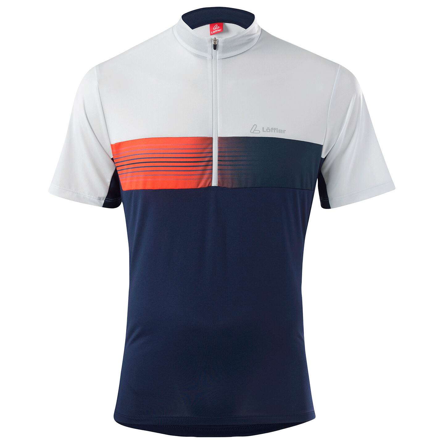 

Велосипедный трикотаж Löffler Bike Shirt Half Zip Scala, цвет Dark Blue/Orange