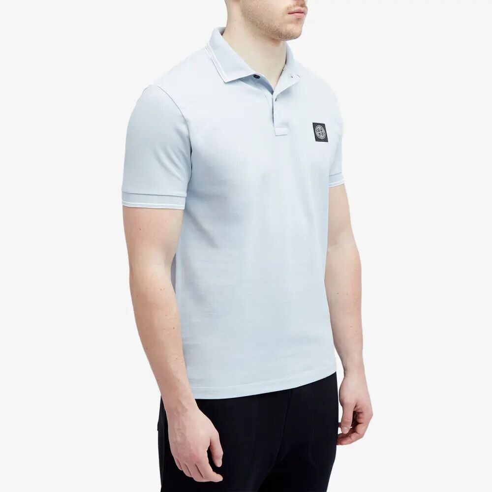 

Stone Island Рубашка поло с нашивкой, синий