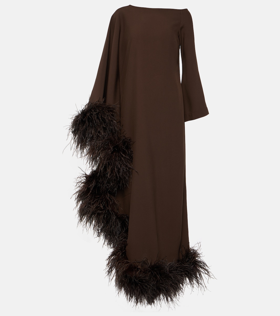 Креповое платье ubud extravaganza Taller Marmo, коричневый
