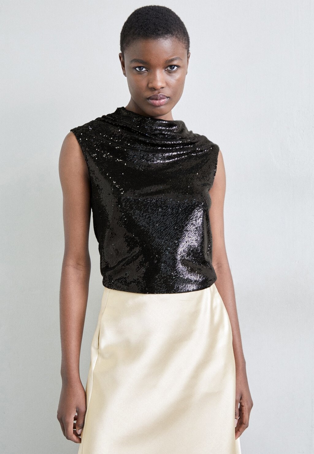 

Топ Blouse Philosophy di Lorenzo Serafini, черный