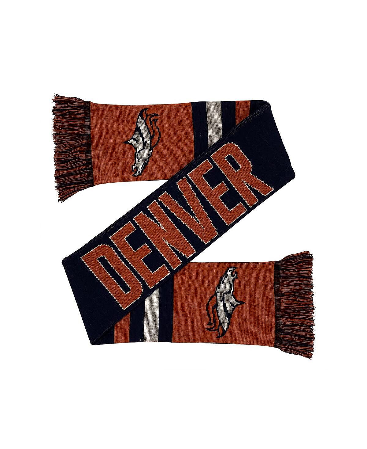 Мужской и женский двусторонний тематический шарф Denver Broncos FOCO