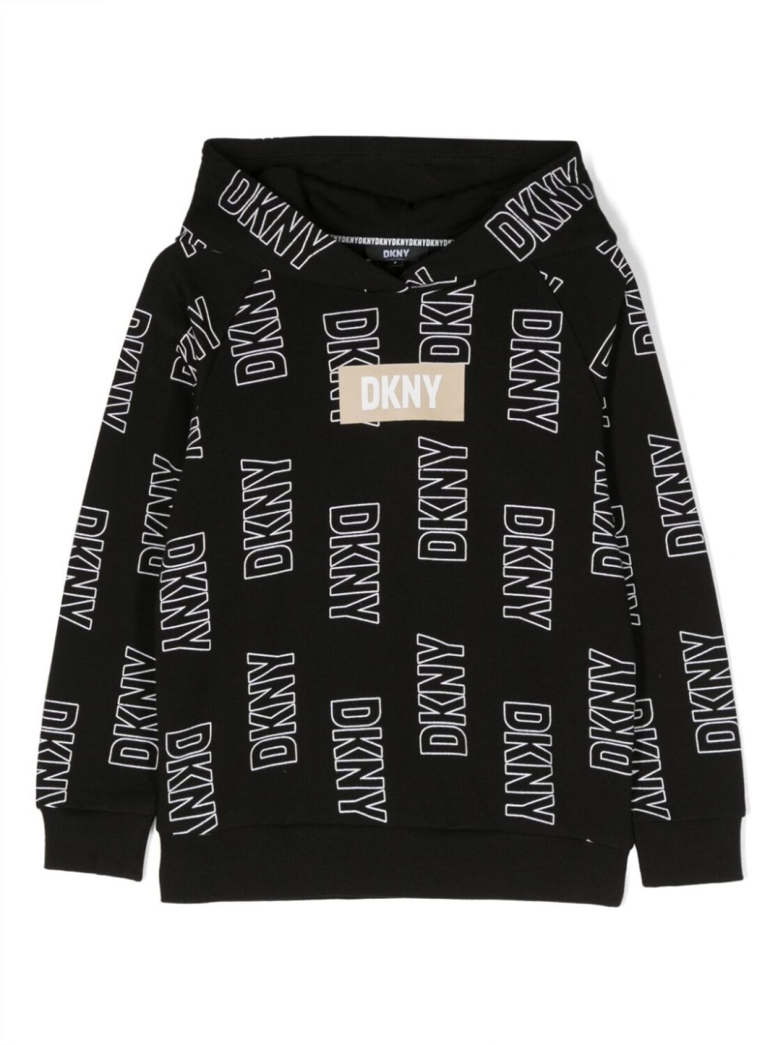 

DKNY худи с логотипом, черный