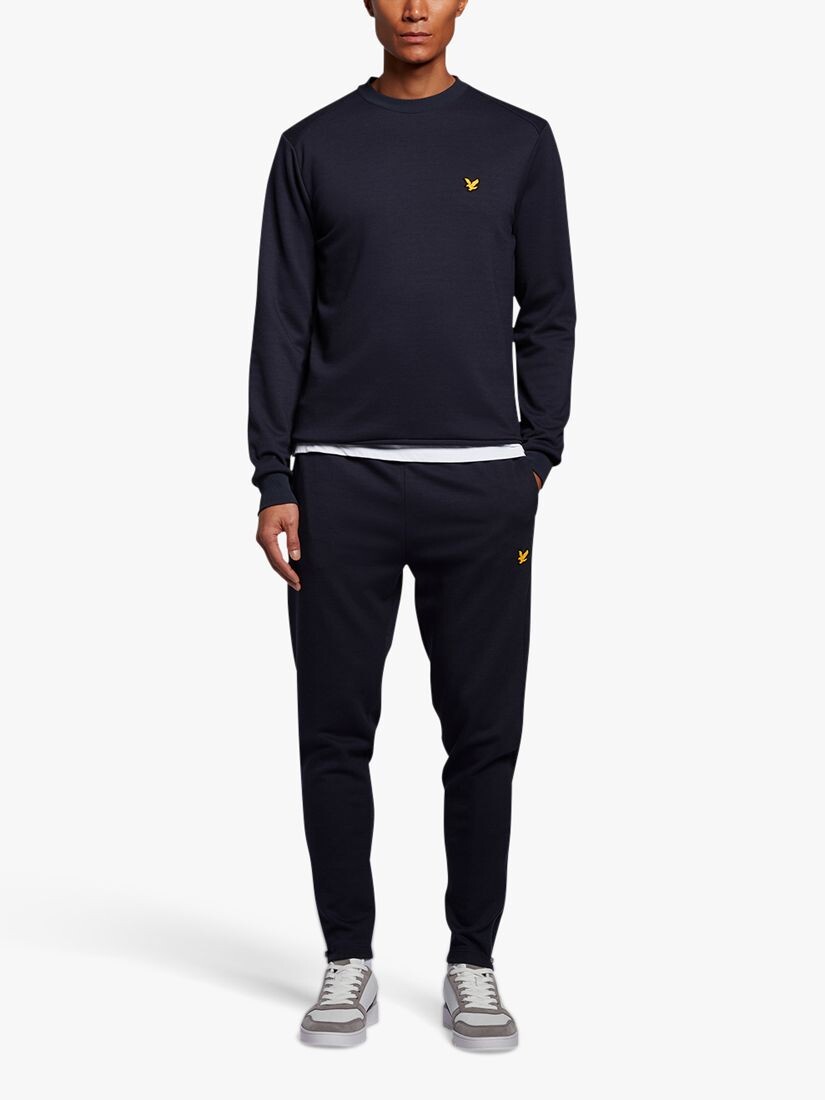 

Джоггеры приталенного кроя Lyle & Scott, темно-синие