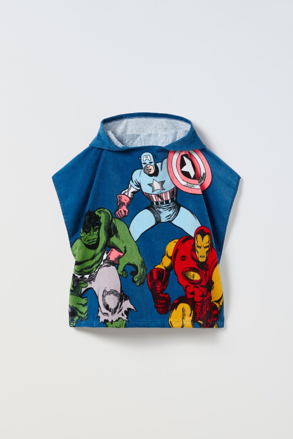 

Marvel avengers терри пончо Zara, синий