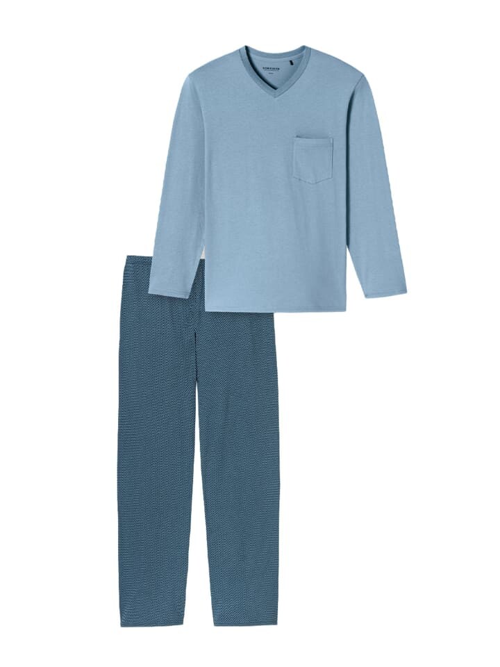 

Пижама Schiesser Comfort Essentials, цвет blaugrau