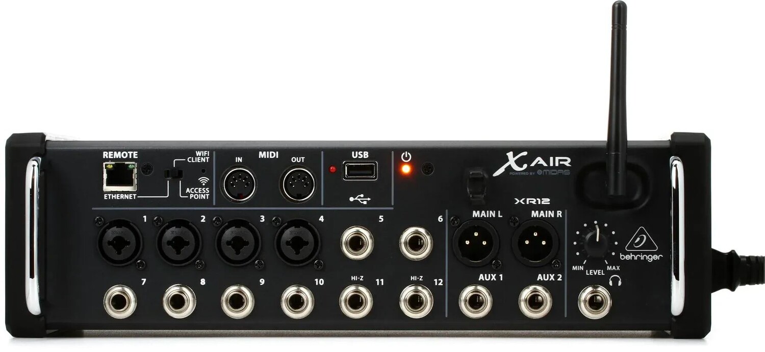 

Behringer X Air XR12 12-канальный цифровой микшер с управлением от планшета