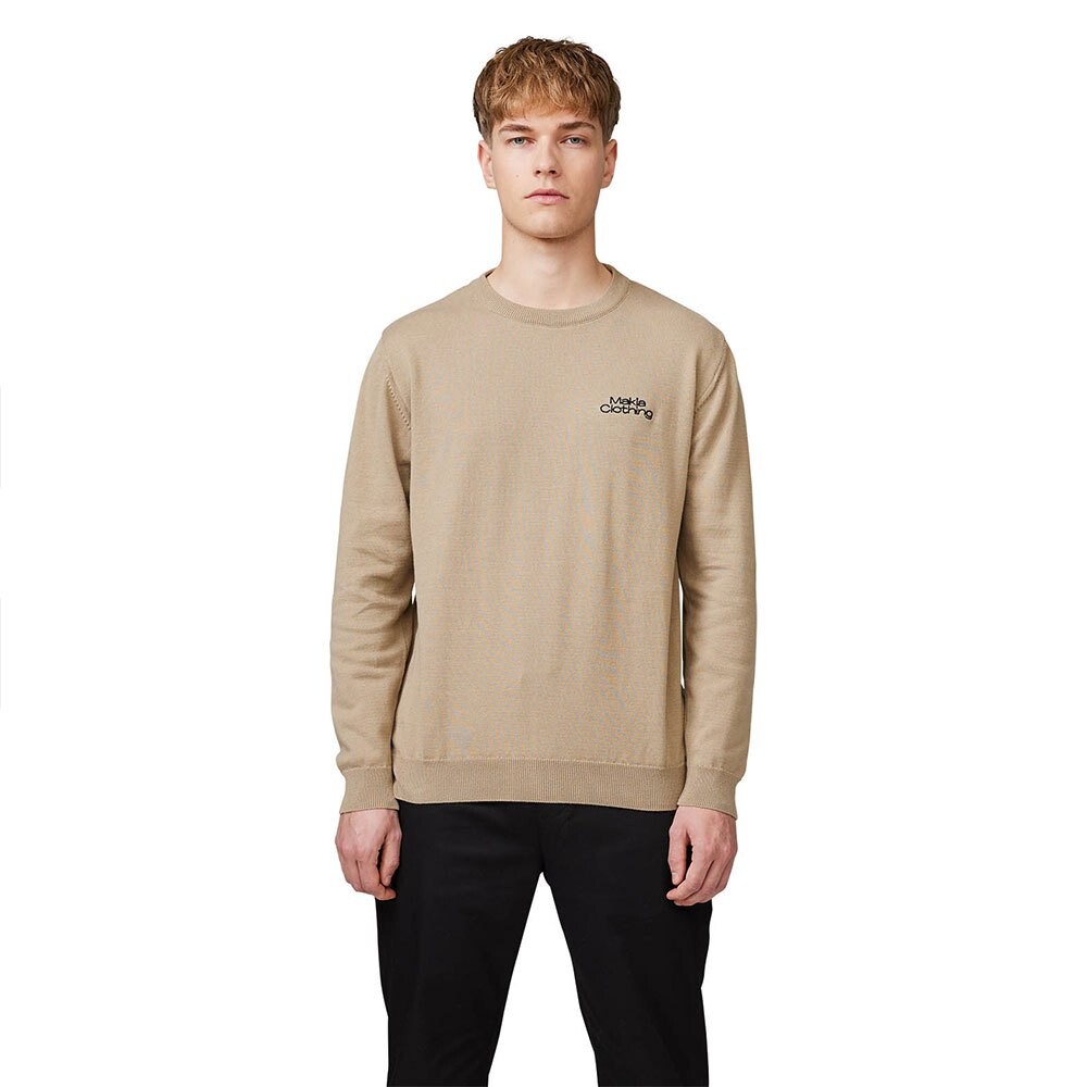 

Свитер Makia Emil Knit O Neck, бежевый