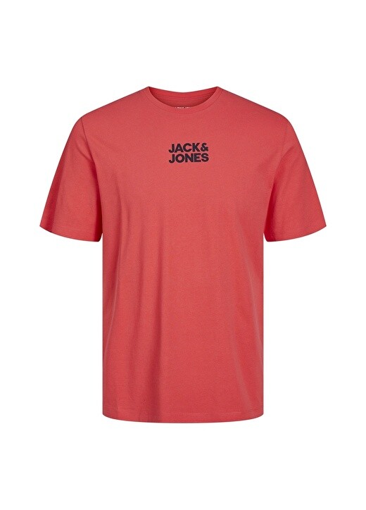 

Мужская футболка с круглым вырезом и принтом пыльной розы Jack & Jones