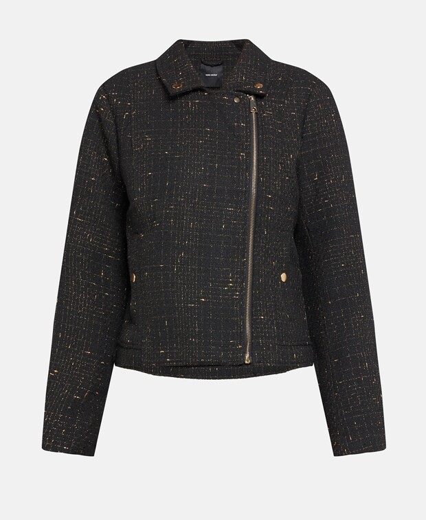 

Твидовый пиджак Vero Moda, черный