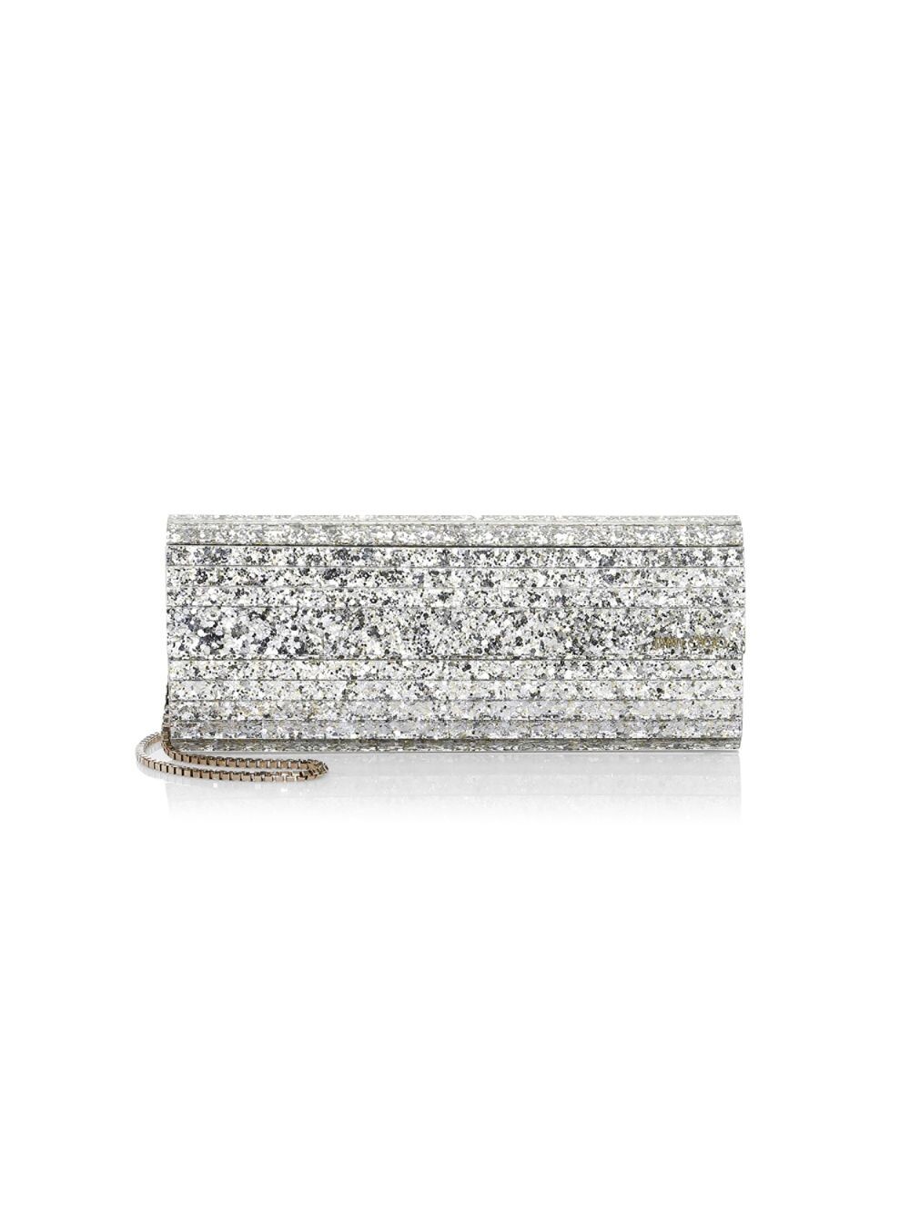 

Акриловый клатч Sweetie с металлическим блеском Jimmy Choo