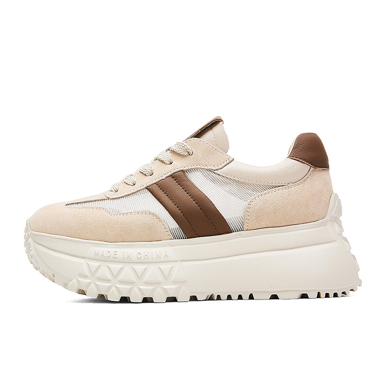 

Кроссовки JEEP SPIRIT Chunky Sneakers Women's Low-top, коричневый