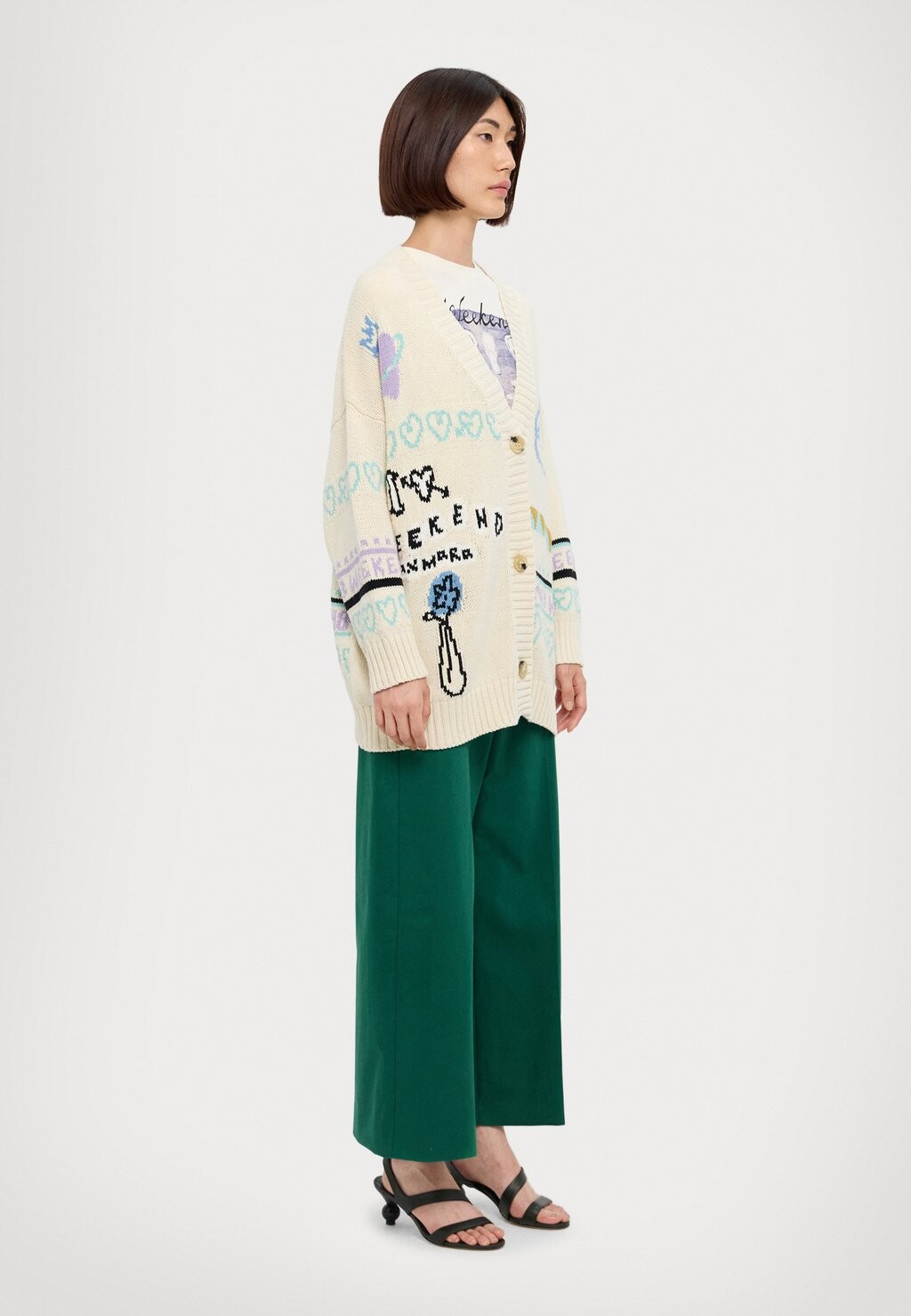 

Кардиган WEEKEND MaxMara, белый
