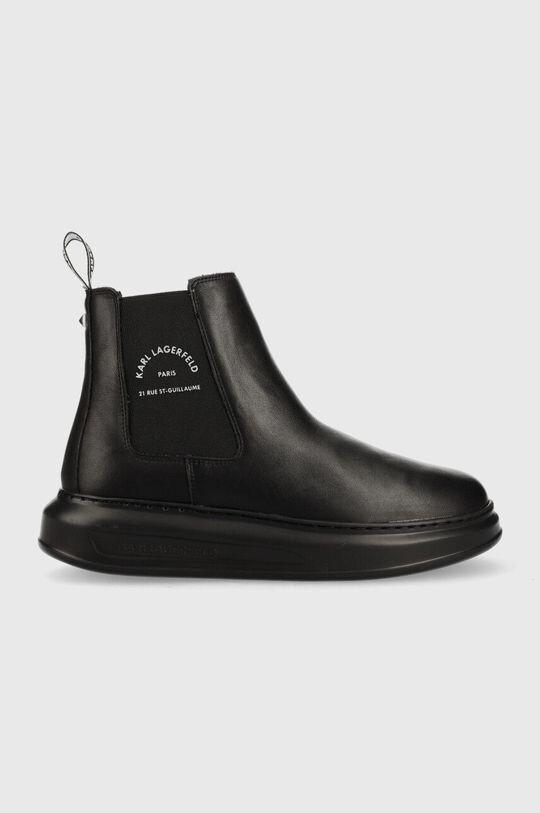 

KAPRI МУЖСКИЕ кожаные ботинки челси Karl Lagerfeld, черный
