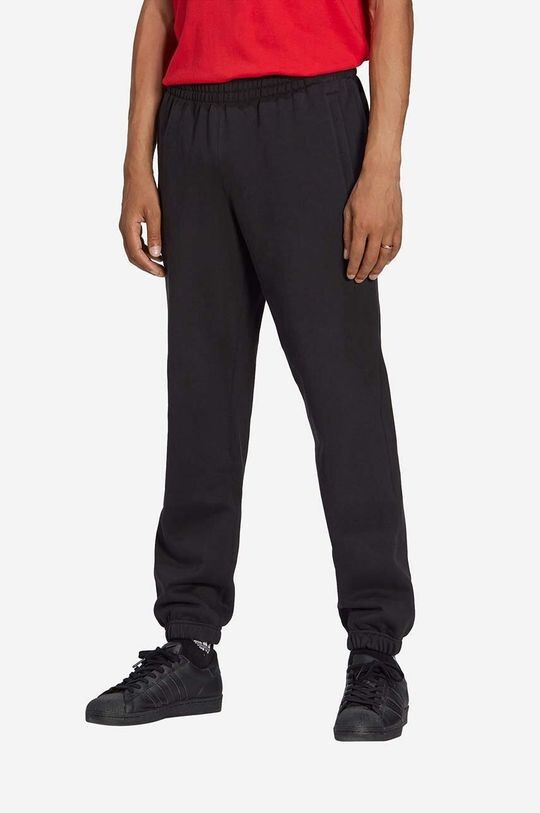 

Хлопковые спортивные штаны Premium Essentials Pants adidas Originals, черный