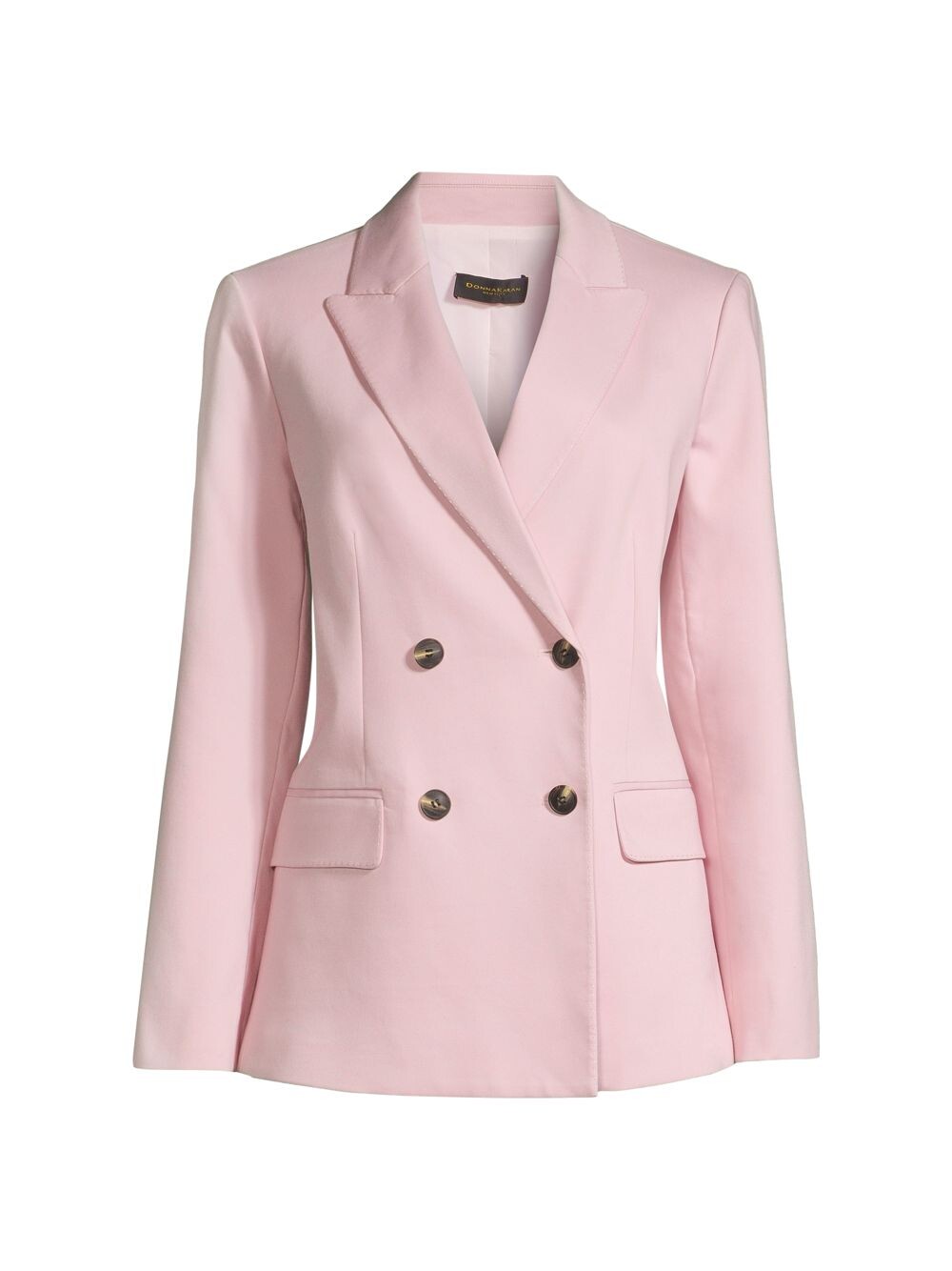 

Фирменный двубортный блейзер Donna Karan New York, Серый