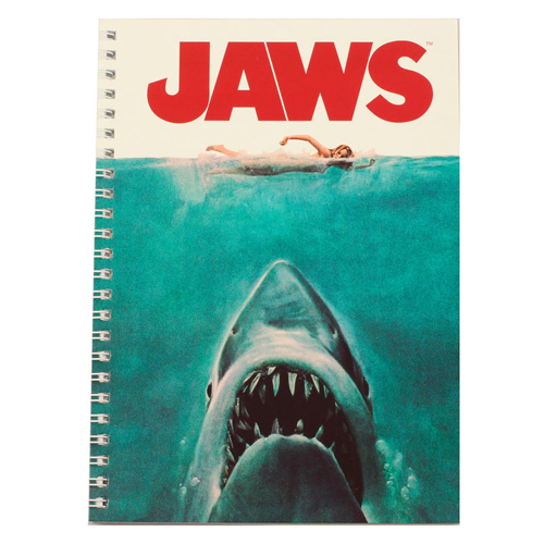 Книга Jaws Movie Poster Spiral Notebook