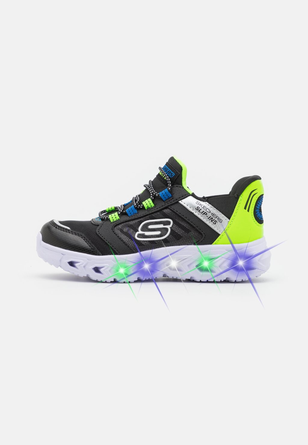 

Кроссовки низкие HYPNO FLASH 2.0 UNISEX Skechers, цвет black/lime/blue/silver