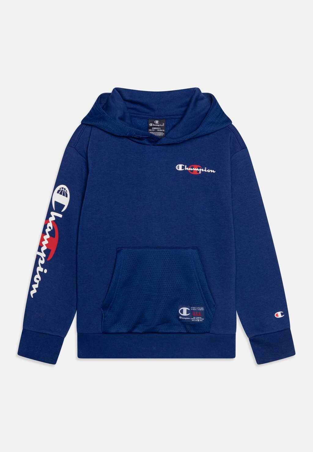 

Толстовка с капюшоном Basketball Hooded Unisex Champion, цвет dark blue